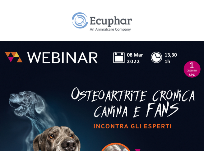 Webinar-Ecuphar-osteoartrite-cronica-canina-e-fans-incontra-gli-esperti-8-marzo-2022